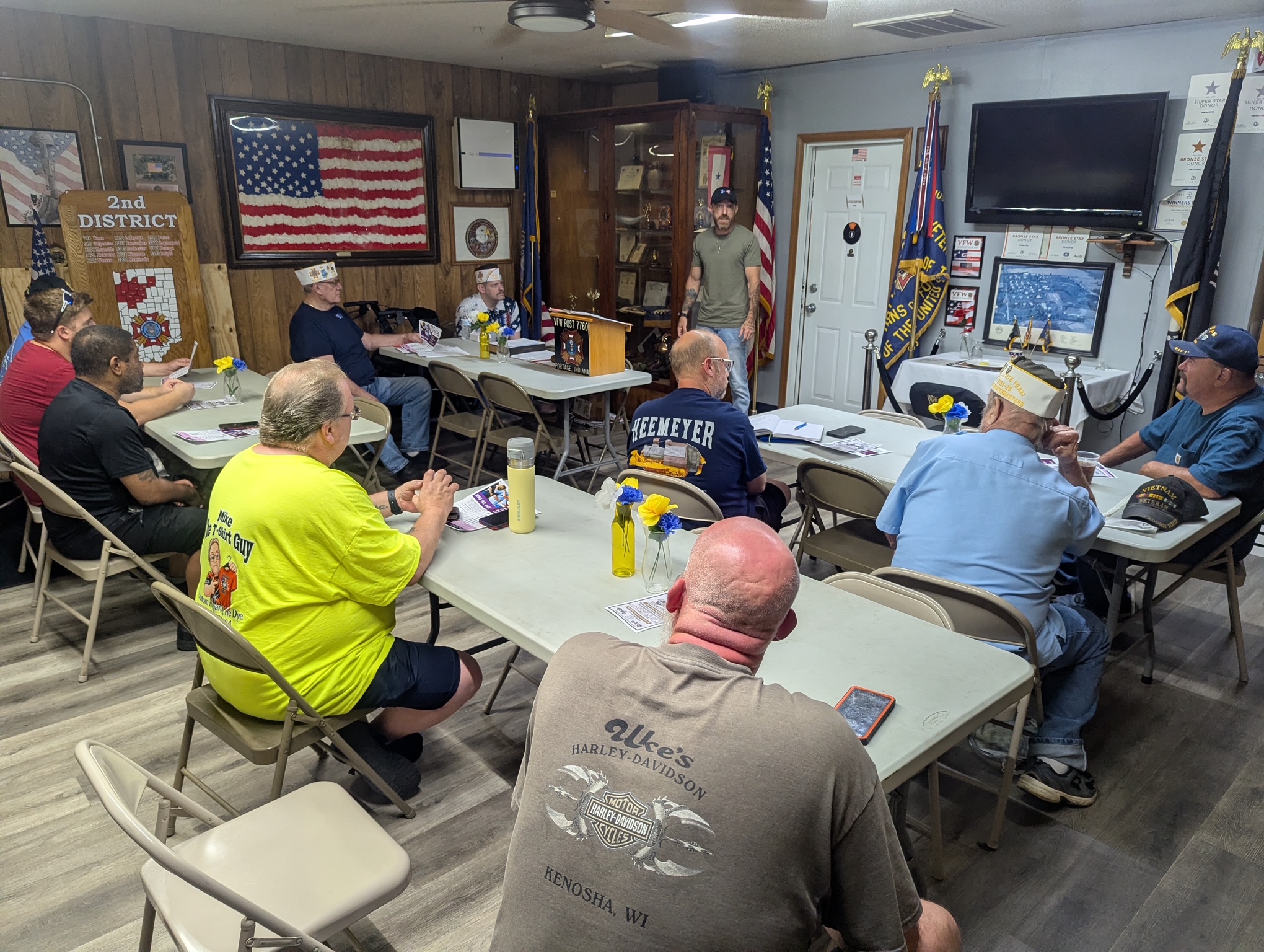 Members gathered at the September 2026 Post 7760 meeting